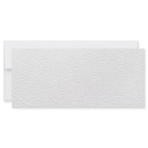 White and Light Gray Printed Pattern Rack Cards