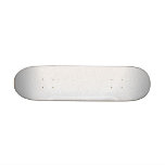 White and Light Gray Printed Pattern Custom Skate Board
