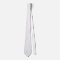 White and Light Gray Printed Pattern Neck Wear