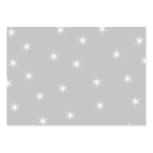 White and Light Gray Star Pattern. Business Card Templates