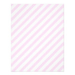 White and Light Pink Stripes. Personalized Invites