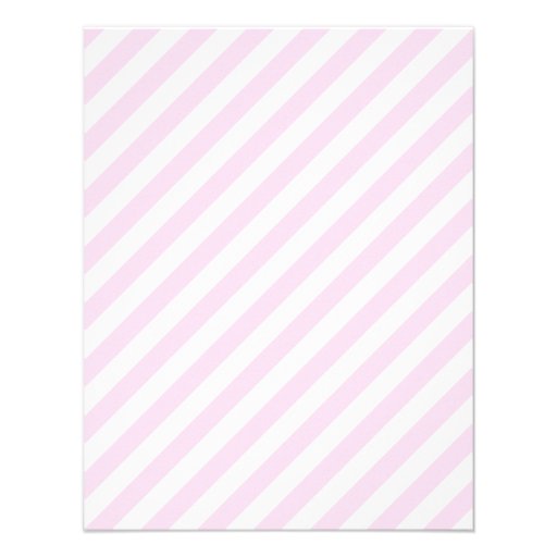 White and Light Pink Stripes. Personalized Invites
