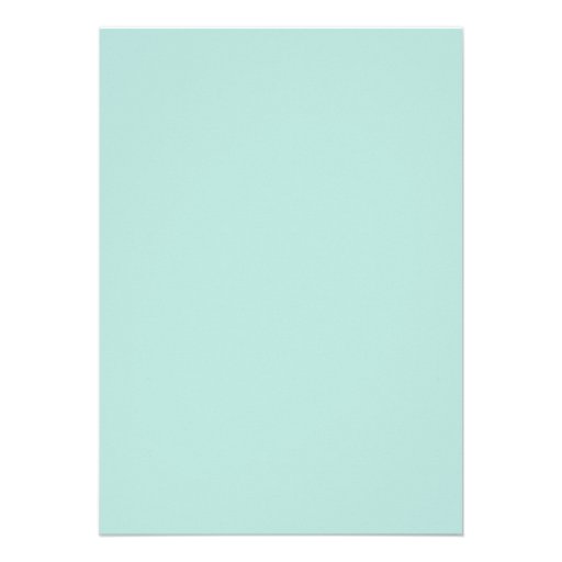 White and Mint Chrysanthemums Wedding Custom Invitation