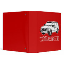 white and nerdy 3 ring binders