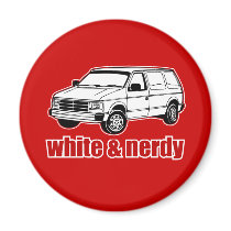 white and nerdy fridge magnets