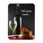 White and Pepper Cheese Rectangular Magnet