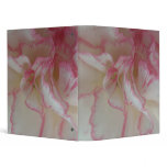 White and Pink Carnation Photo Album 3 Ring Binders