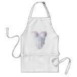 White and Pink Lace Corset Apron