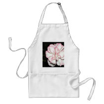 White and Pink Rose aprons