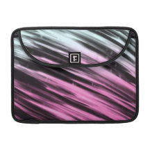 White and Pink Streaks MacBook Pro Sleeves