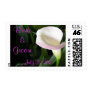 White and purple Calla Lily Postage