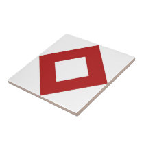White and Red Diamond Pattern tiles