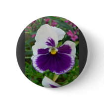 White And Violet Flower buttons