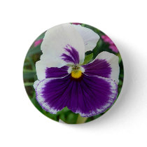 White And Violet Flower buttons