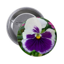 White And Violet Flower Pin