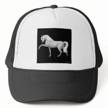 White Andalusian Horse Hat