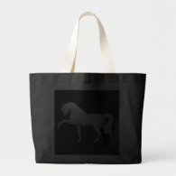 White Andalusian Horse Tote Bag