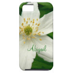 White Anemone Flowers iPhone 5 Covers