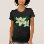 White Anemones Reflection t-shirts