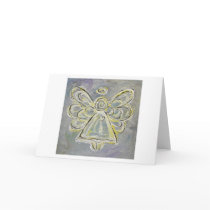 White Angel Greeting Card