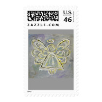 White Angel Postage Stamp