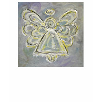White Angel T-shirt (Image on the Front) by donnabellasangels White Angel T-shirt (Image on the Front)