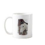 White Arabian Horse Pictures Coffee Mug