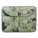 White Astilbe Flowers 15" MacBook Sleeve Sleeve For MacBooks