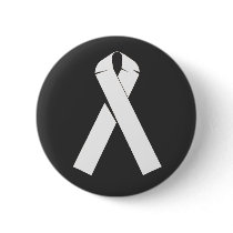 White Awareness Ribbon Products buttons by AwarenessRibbons White Awareness Ribbon Products buttons