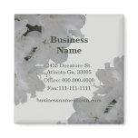 White Azalea Business magnets