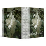 White Azalea Garden Journal binders