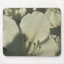 White Azalea Mousepad by MidnightAkita White Azalea Mousepad