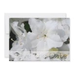 White Azalea - Save the date - Announcement