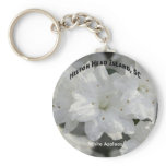 White Azaleas Keychain