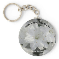 White Azaleas Keychain