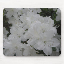 White Azaleas Mousepad