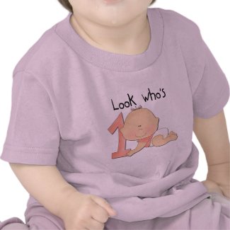 White Baby Girl 1st Birthday Tshirts and Gifts shirt