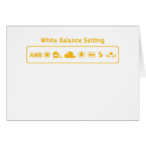 White Balance Greeting Cards