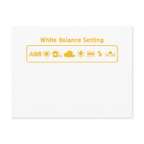 White Balance Post Card