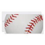 White Baseball Photo Card Template