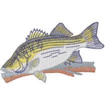 White Bass Embroidered Shirt
