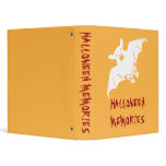 White Bat Halloween Memories Binder Template