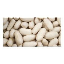 White beans photo cards