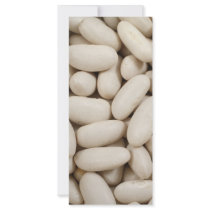 White beans rack card
