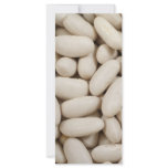 White beans rack cards