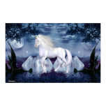 White Beauty Magical Unicorn Poster 1H White Beauty Magical Unicorn Poster 1H