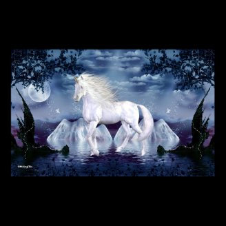 White Beauty Magical Unicorn Poster 1H