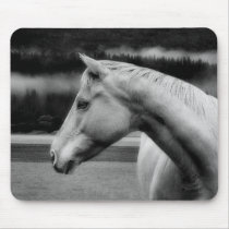 White Beauty Mouse Pad mousepads