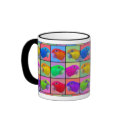 White Bellied Caique Pop Art Mug