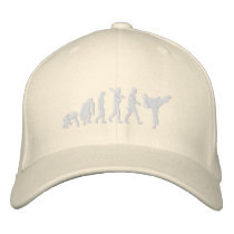 White Belt Karate Cap for New martial artists embroidered hats